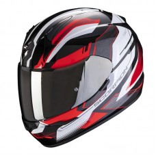 Шлем SCORPION EXO-390 Boost Черно-бело-красный